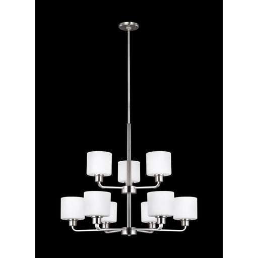 Generation Lighting Canfield Nine Light Chandelier (3128809-962)