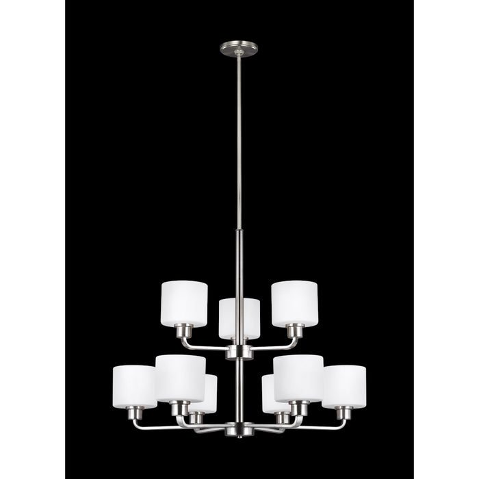 Generation Lighting Canfield Nine Light Chandelier (3128809-962)