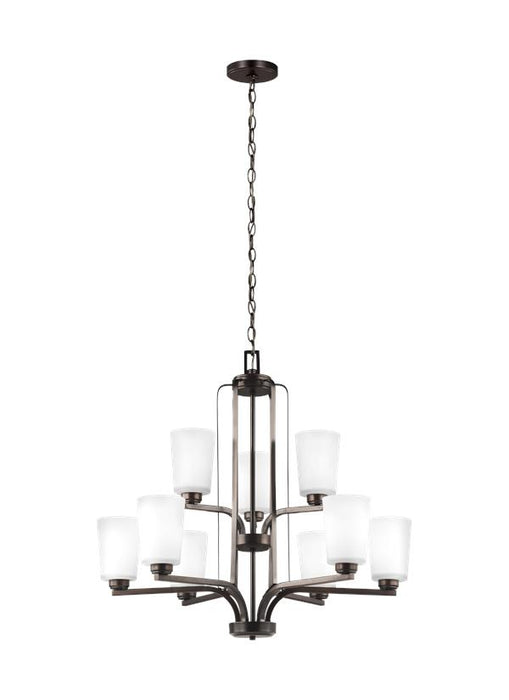 Generation Lighting Franport Nine Light Chandelier (3128909-710)