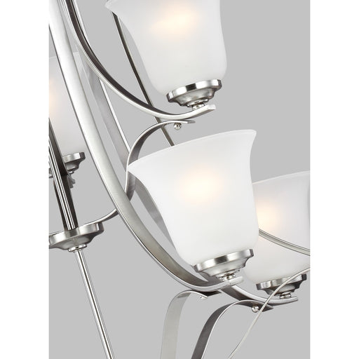 Generation Lighting Emmons Nine Light Chandelier (3139009-962)