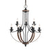 Generation Lighting Corbeille Nine Light Chandelier (3280409-846)