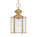 Generation Lighting Classico One Light Outdoor Semi-Flush Convertible Pendant (6008-02)