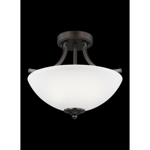 Generation Lighting Geary Small Two Light Semi-Flush Convertible Pendant (7716502-710)