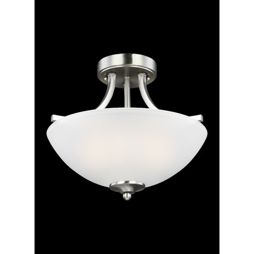 Generation Lighting Geary Small Two Light Semi-Flush Convertible Pendant (7716502-962)