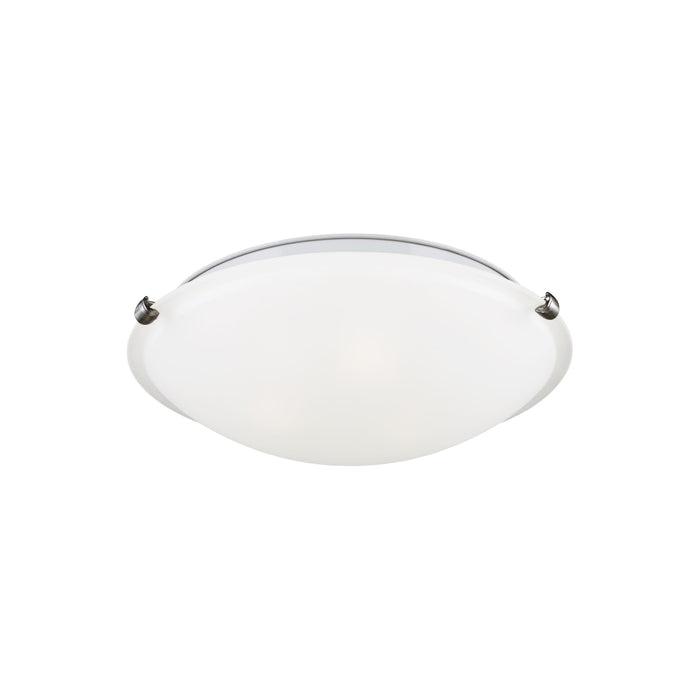 Generation Lighting Clip Three Light Ceiling Flush Mount (7543503-962)