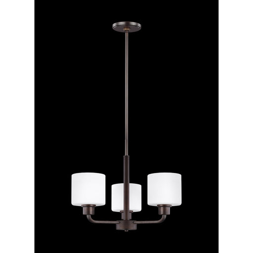 Generation Lighting Canfield Three Light Chandelier (3128803-710)