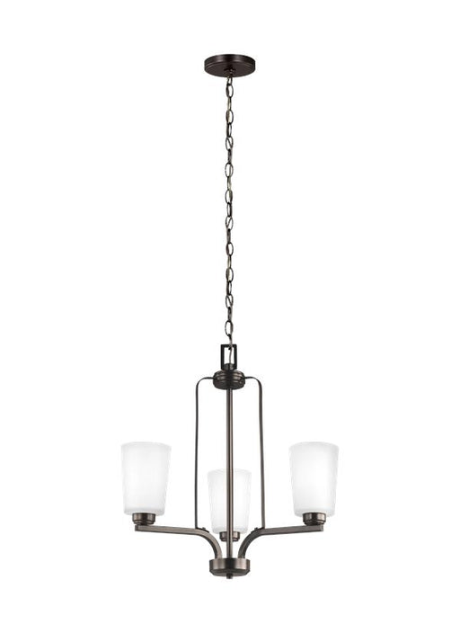 Generation Lighting Franport Three Light Chandelier (3128903-710)