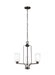 Generation Lighting Franport Three Light Chandelier (3128903-710)