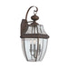 Generation Lighting Lancaster Three Light Outdoor Wall Mount Lantern (8040-71)