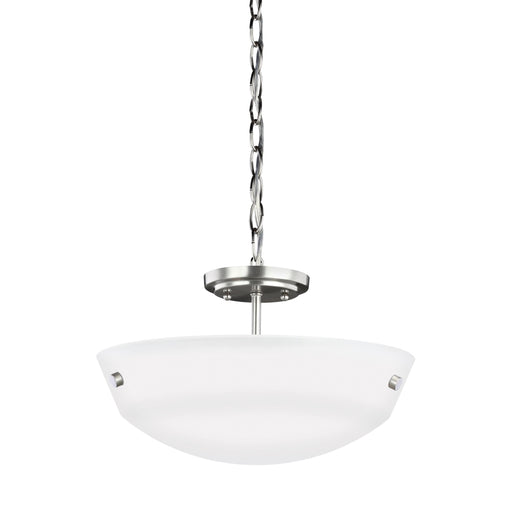 Generation Lighting Kerrville Two Light Semi-Flush Convertible Pendant (7715202-962)