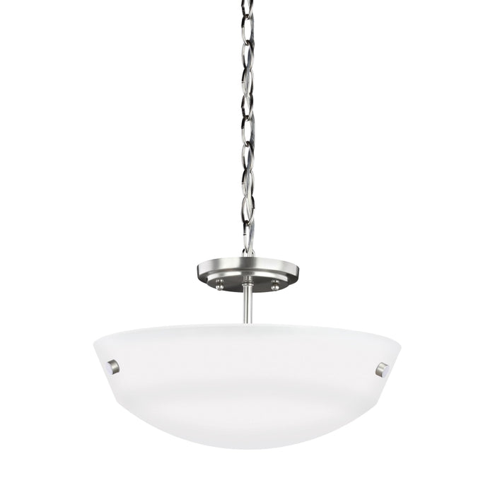 Generation Lighting Kerrville Two Light Semi-Flush Convertible Pendant (7715202-962)