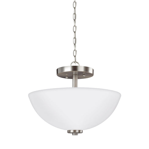 Generation Lighting Oslo Two Light Semi-Flush Convertible Pendant (77160-962)