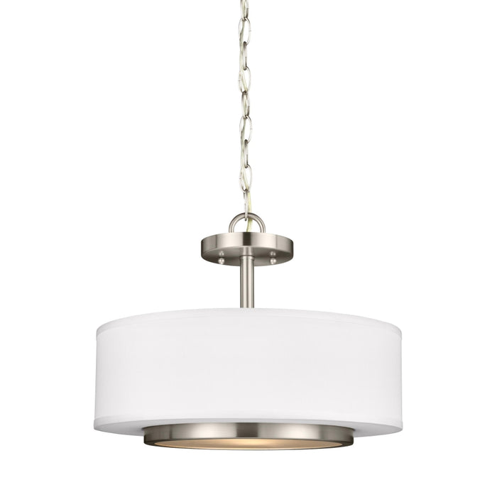 Generation Lighting Nance Two Light Semi-Flush Convertible Pendant (7728002-962)