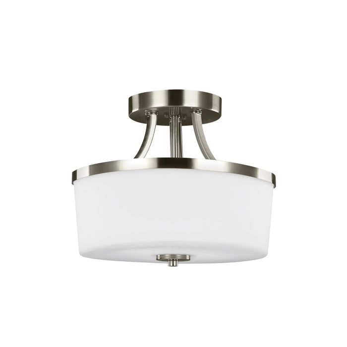 Generation Lighting Hettinger Two Light Semi-Flush Convertible Pendant (7739102-962)