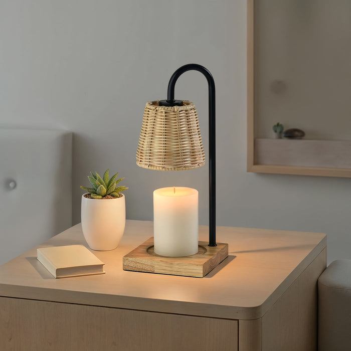 Adesso Simplee Adesso Lucian Candlewarmer Lamp Black (SL1190-01)