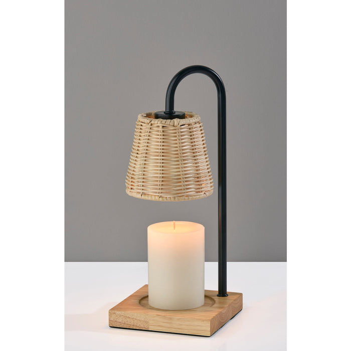Adesso Simplee Adesso Lucian Candlewarmer Lamp Black (SL1190-01)