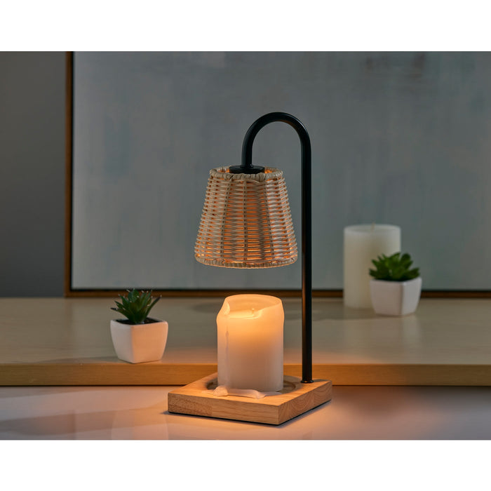 Adesso Simplee Adesso Lucian Candlewarmer Lamp Black (SL1190-01)