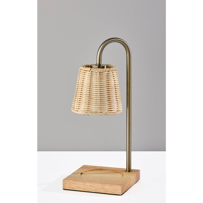 Adesso Simplee Adesso Lucian Candlewarmer Lamp Antique Brass (SL1190-21)