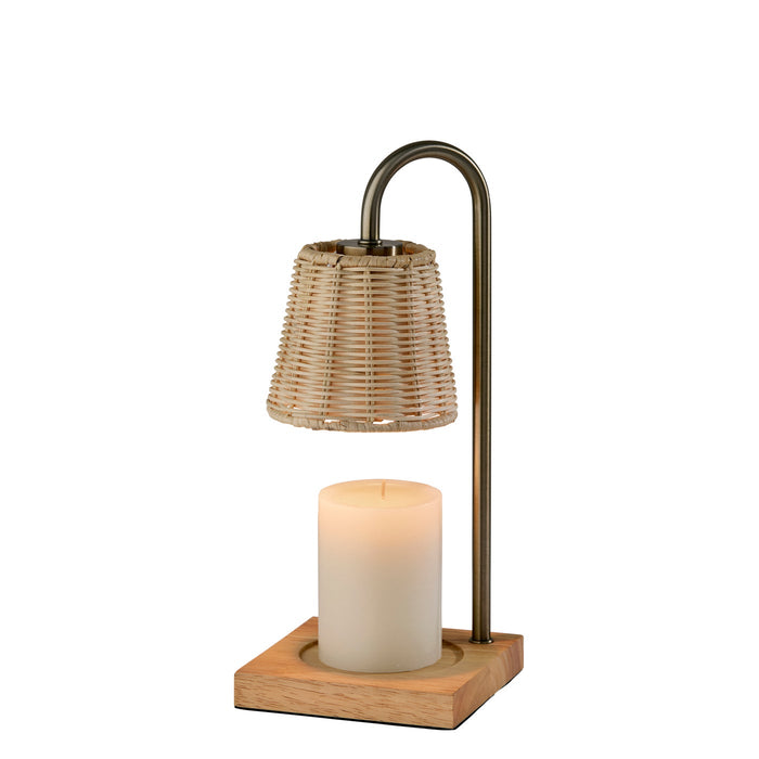 Adesso Simplee Adesso Lucian Candlewarmer Lamp Antique Brass (SL1190-21)