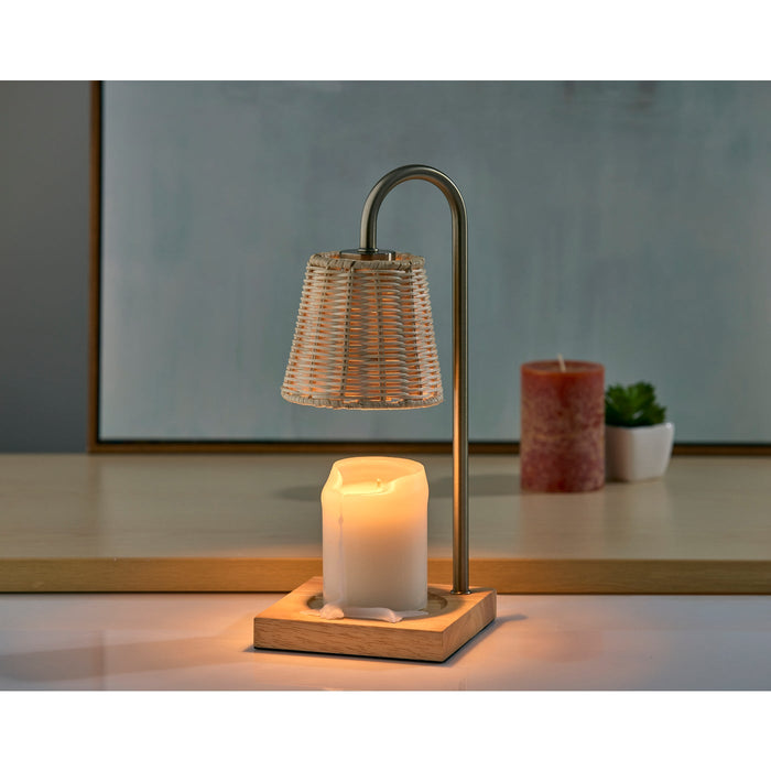 Adesso Simplee Adesso Lucian Candlewarmer Lamp Antique Brass (SL1190-21)
