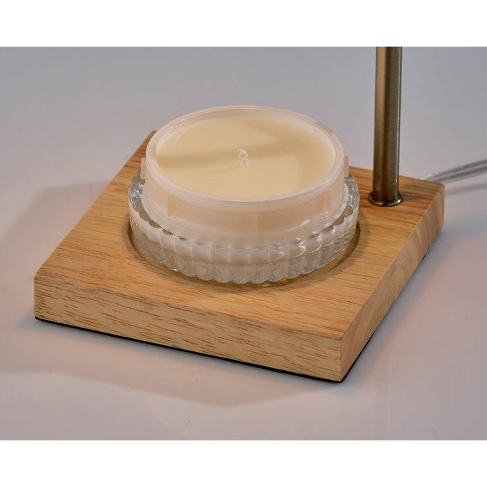 Adesso Simplee Adesso Lucian Candlewarmer Lamp Antique Brass (SL1190-21)