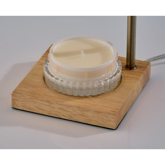 Adesso Simplee Adesso Lucian Candlewarmer Lamp Antique Brass (SL1190-21)