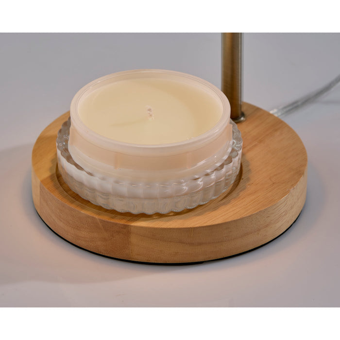 Adesso Simplee Adesso Alcott Candlewarmer Lamp Antique Brass (SL1191-21)