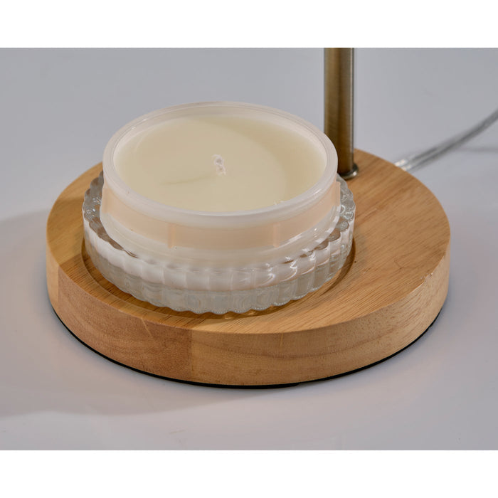 Adesso Simplee Adesso Alcott Candlewarmer Lamp Antique Brass (SL1191-21)