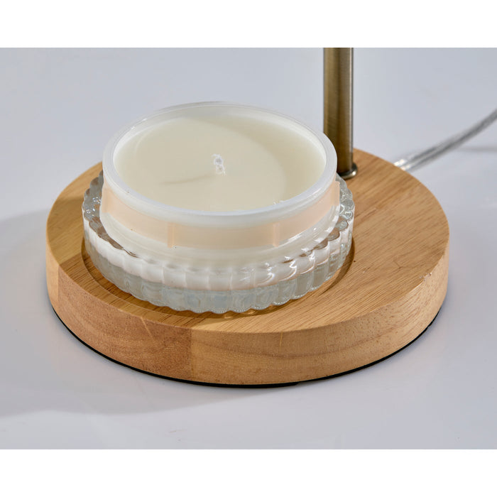 Adesso Simplee Adesso Alcott Candlewarmer Lamp Antique Brass (SL1191-21)