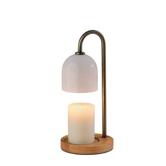 Adesso Simplee Adesso Alcott Candlewarmer Lamp Antique Brass (SL1191-21)