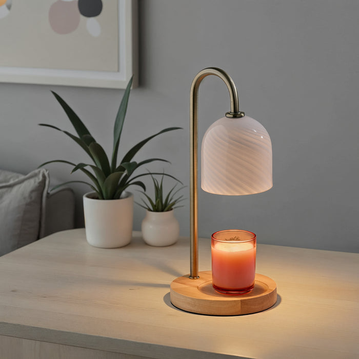 Adesso Simplee Adesso Alcott Candlewarmer Lamp Antique Brass (SL1191-21)