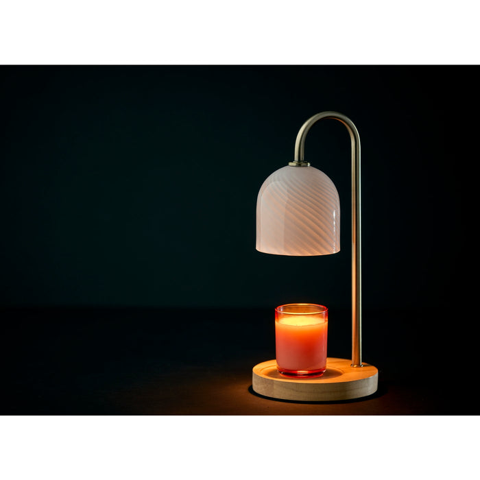 Adesso Simplee Adesso Alcott Candlewarmer Lamp Antique Brass (SL1191-21)
