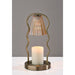 Adesso Simplee Adesso Alma Candlewarmer Lamp Antique Brass (SL1192-21)