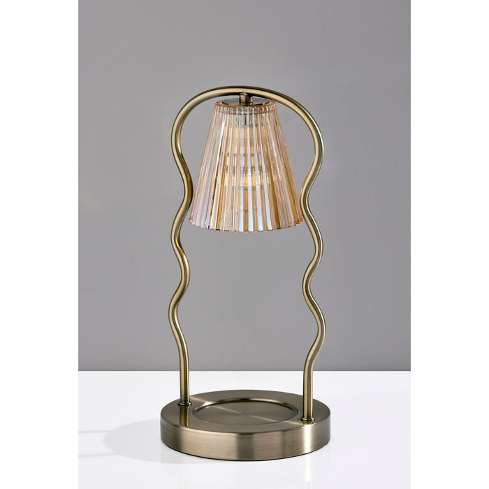 Adesso Simplee Adesso Alma Candlewarmer Lamp Antique Brass (SL1192-21)