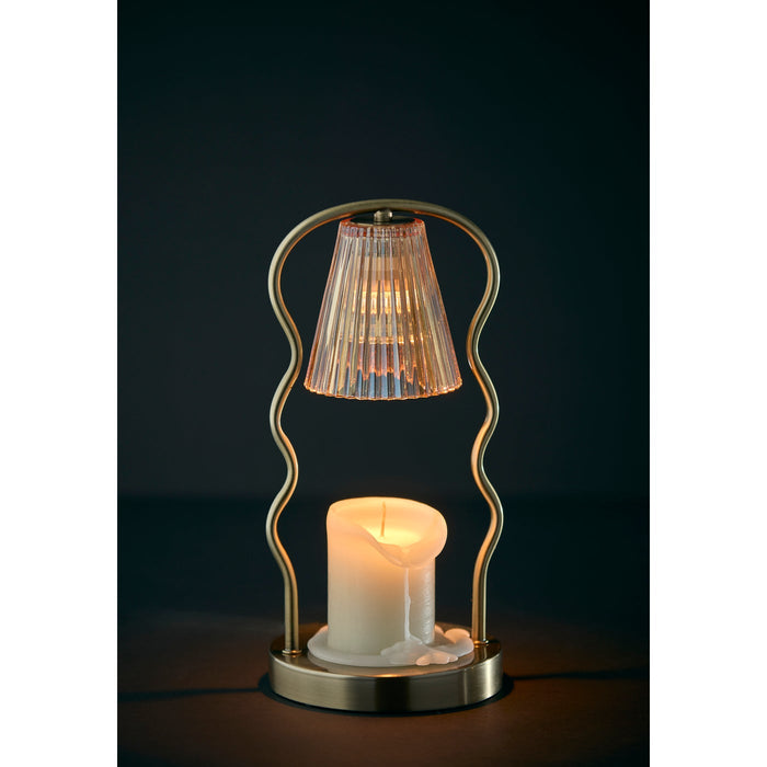 Adesso Simplee Adesso Alma Candlewarmer Lamp Antique Brass (SL1192-21)
