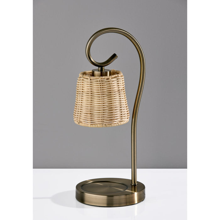 Adesso Simplee Adesso Perry Candlewarmer Lamp Natural (SL1194-12)