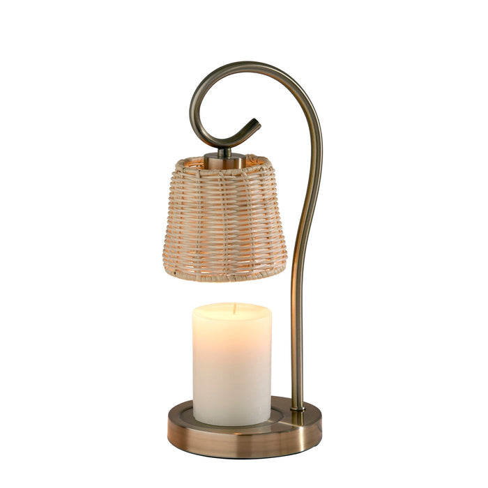 Adesso Simplee Adesso Perry Candlewarmer Lamp Natural (SL1194-12)