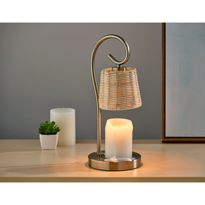 Adesso Simplee Adesso Perry Candlewarmer Lamp Natural (SL1194-12)