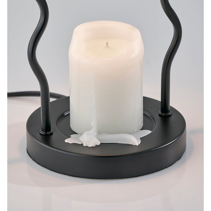 Adesso Simplee Adesso Twirl Candlewarmer Lamp Black (SL1195-01)