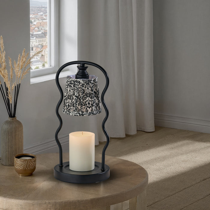 Adesso Simplee Adesso Twirl Candlewarmer Lamp Black (SL1195-01)