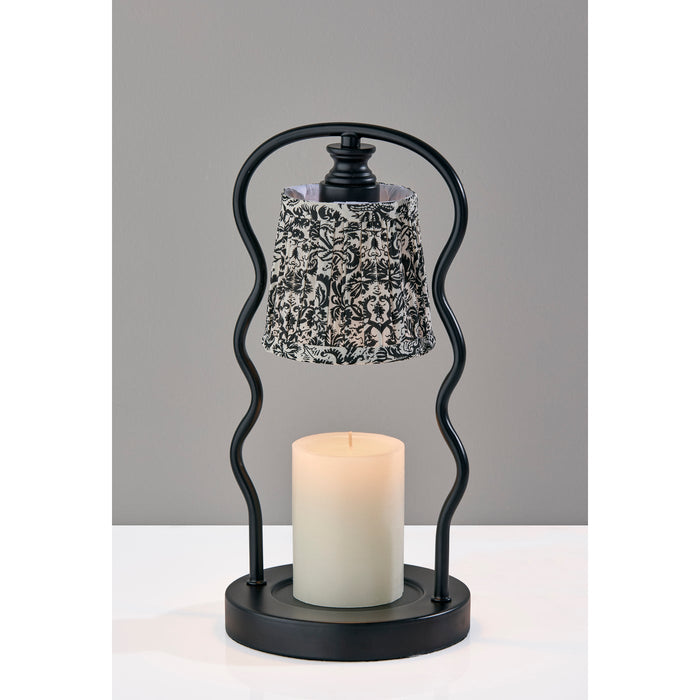 Adesso Simplee Adesso Twirl Candlewarmer Lamp Black (SL1195-01)