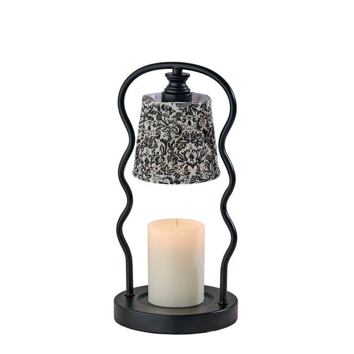 Adesso Simplee Adesso Twirl Candlewarmer Lamp Black (SL1195-01)