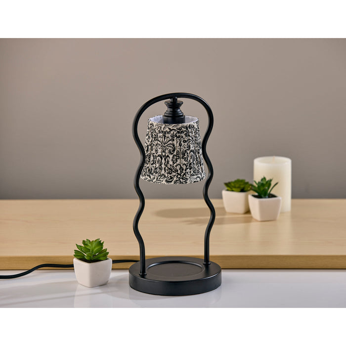 Adesso Simplee Adesso Twirl Candlewarmer Lamp Black (SL1195-01)