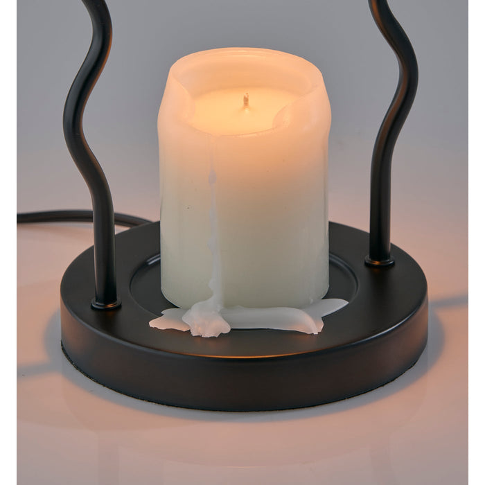 Adesso Simplee Adesso Twirl Candlewarmer Lamp Black (SL1195-01)