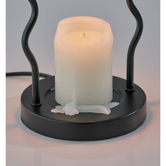 Adesso Simplee Adesso Twirl Candlewarmer Lamp Black (SL1195-01)
