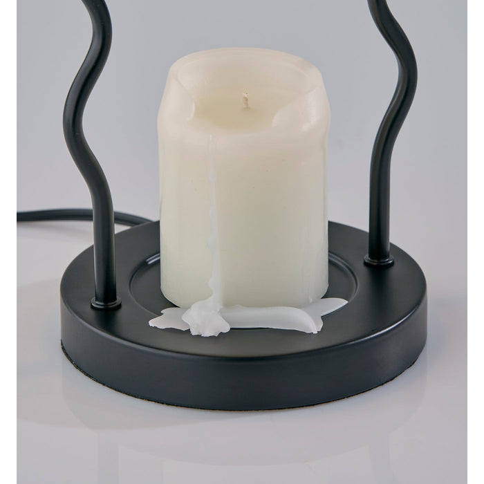 Adesso Simplee Adesso Twirl Candlewarmer Lamp Black (SL1195-01)