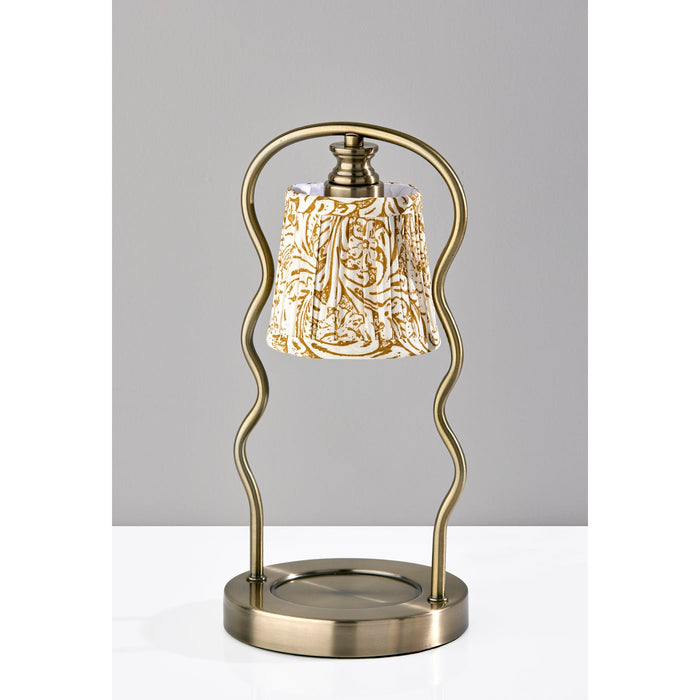Adesso Simplee Adesso Twirl Candlewarmer Lamp Antique Brass (SL1195-21)