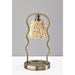 Adesso Simplee Adesso Twirl Candlewarmer Lamp Antique Brass (SL1195-21)