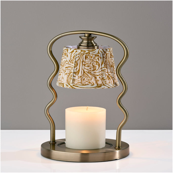 Adesso Simplee Adesso Twirl Candlewarmer Lamp Antique Brass (SL1195-21)