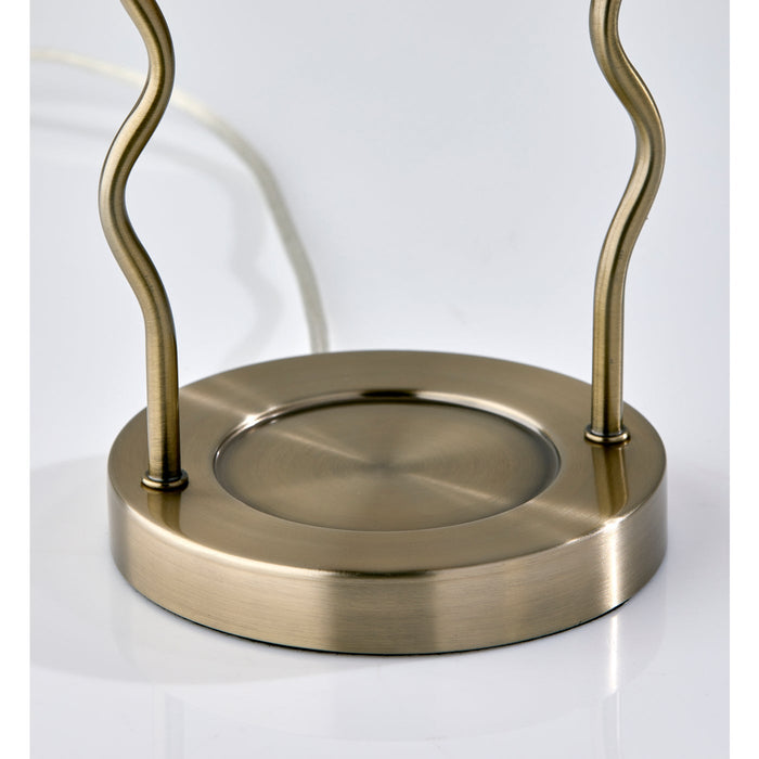 Adesso Simplee Adesso Twirl Candlewarmer Lamp Antique Brass (SL1195-21)